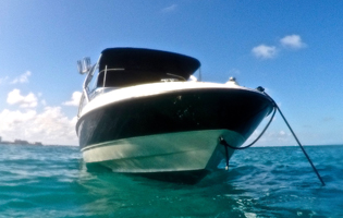 Cancun Boat Special deal, 21' Bayliner good price charter Cancun Boat Rentals